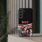 Impact-resistant phone case featuring BTS Bangtan Boys fanmade concert design, with K-Pop band imagery and vibrant colors.