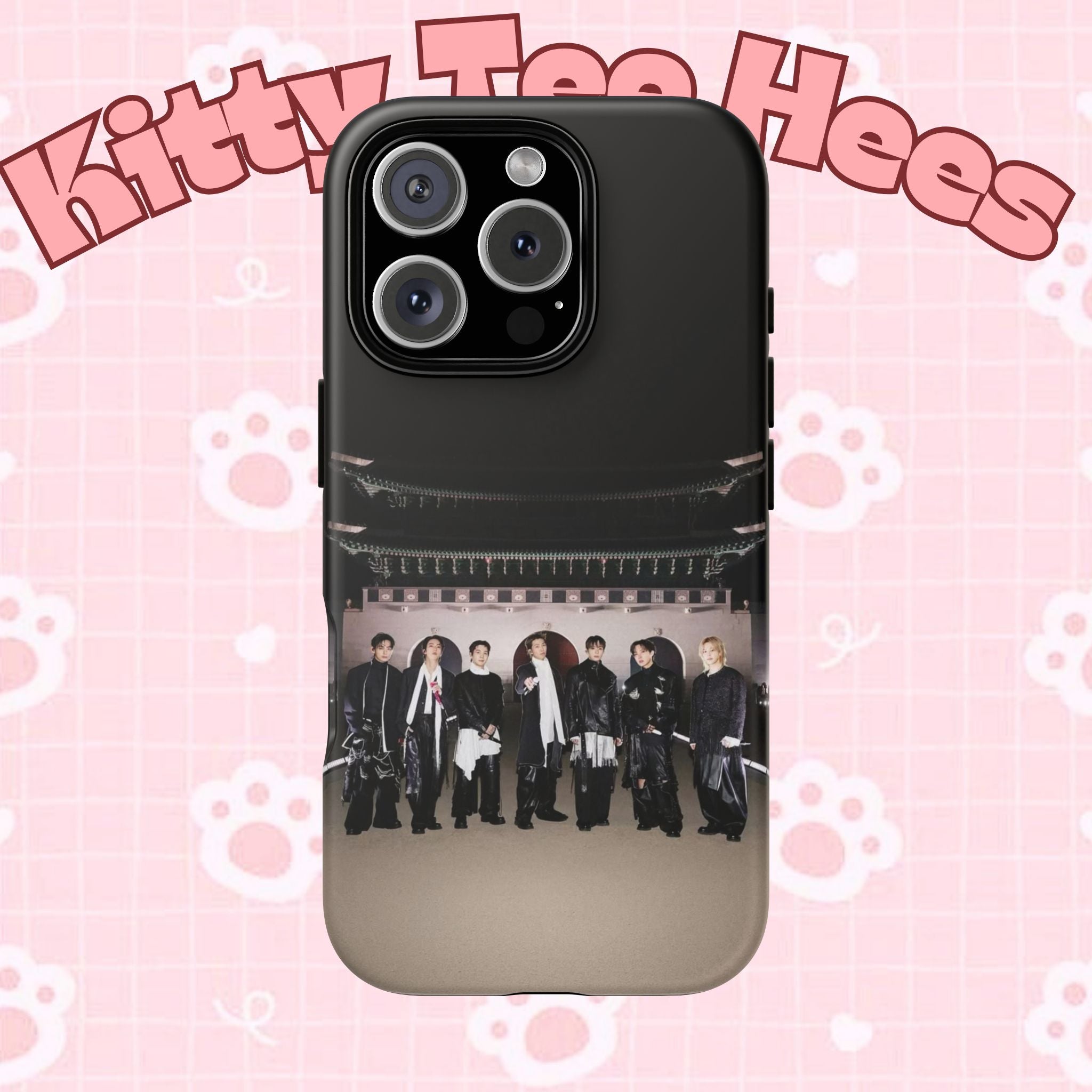 BTS Arirang phone case for iPhone featuring BTS Swim Comeback design, durable Printify Samsung K-pop phone case with vibrant artwork.