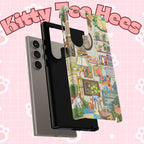 Cute cat portrait phone case for iPhone 17 by Printify, featuring a cozy living room pet home design and stylish, protective cover.