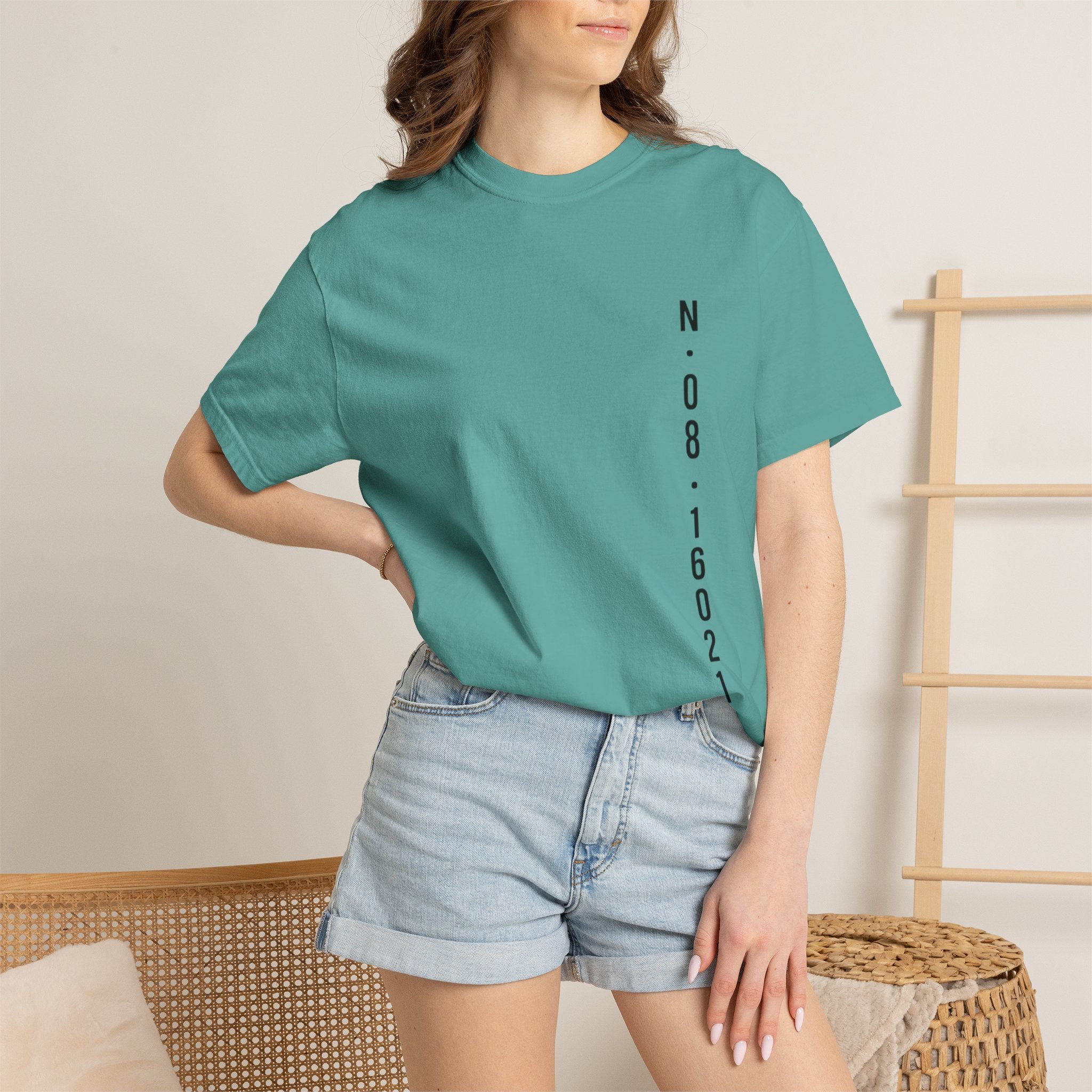 BTS 'Save Me' era fan T-shirt featuring retro concert style design, printed by Printify, with vibrant graphics on soft fabric.