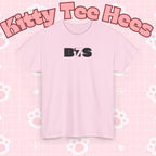Black BTS Logo T-Shirt by Printify featuring a minimal Bangtan emblem, casual K-Pop band shirt with simple design.