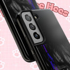 Dark Bangtan BTS phone case featuring Kim Taehyung (V) design for iPhone and Samsung, made by Printify.