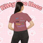 Colorful BTS kidcore T-shirt featuring a Bangtan Boys group photo, crop top style, designed for women's festival wear.
