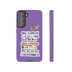 Printify BTS member names phone case featuring Jungkook, Jimin, and RM, designed for iPhone 17 with tough protective build.