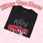 Arirang2026 BTS concert T-shirt featuring band photo, K-pop merch, casual style, printed by Printify for BTS fans.