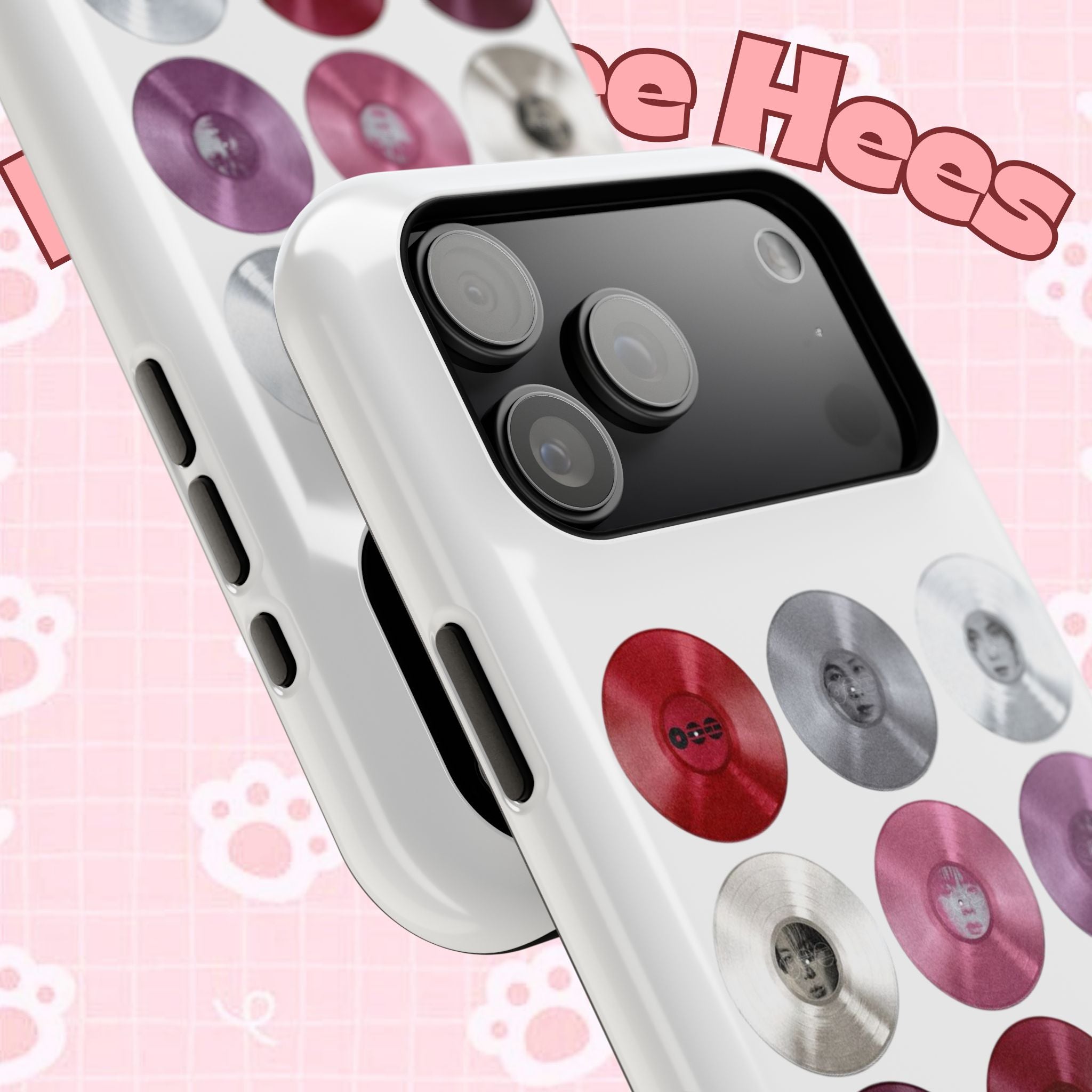 Printify Bangtan Arirang BTS vinyl record grid phone case, impact-resistant design featuring cool BTS fan merch artwork.
