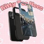 Cute BTS Sailor phone case with K-pop design featuring BTS Arirang and concert-themed artwork, custom Printify product.