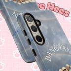 Cute Sailor BTS Swim phone case for iPhone and Samsung, featuring Bangtan Sailor design by Printify.