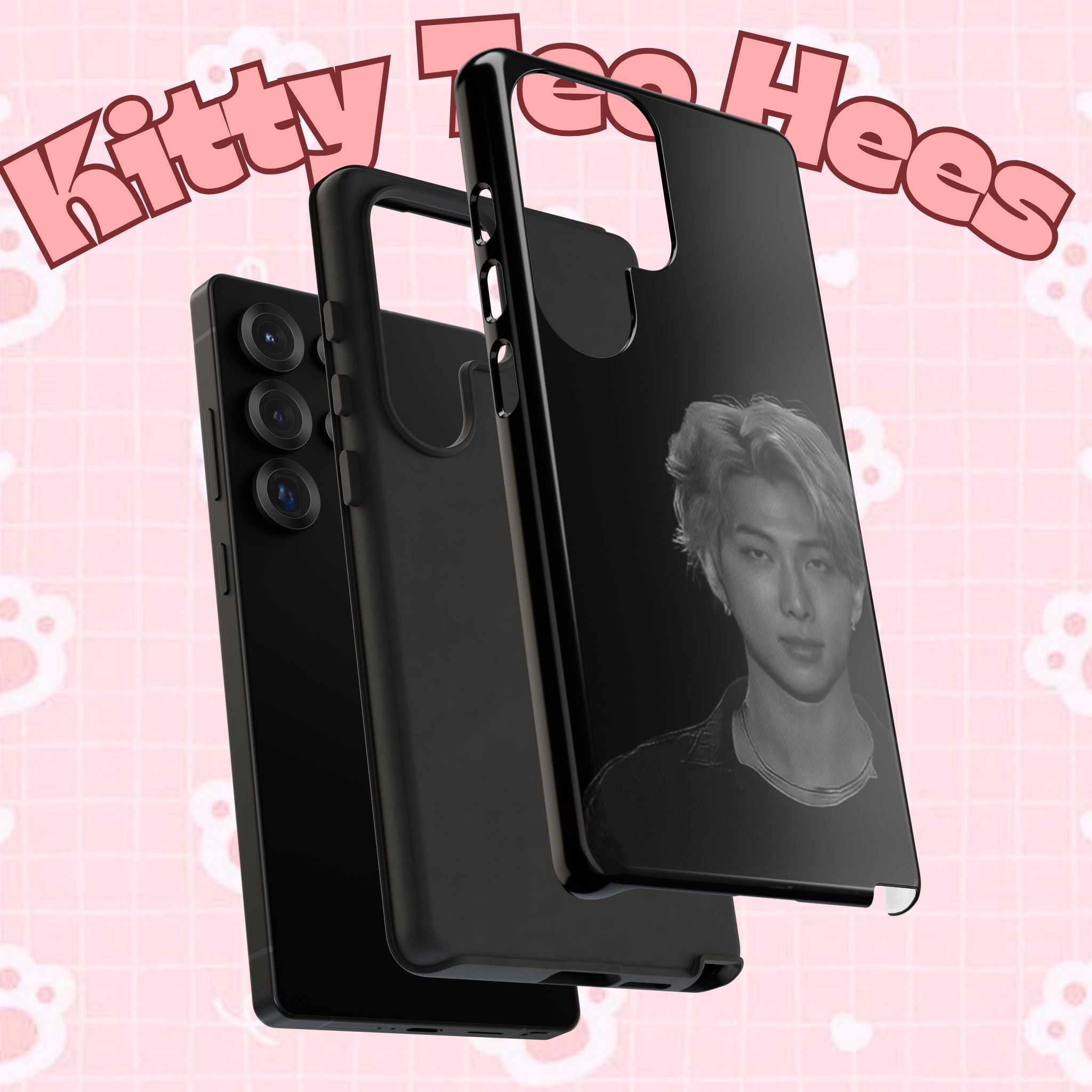 Namjoon BTS concert themed iPhone case by Printify, durable tough phone protector with custom design.