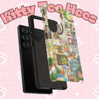 Printify cute cat framed iPhone 17 case featuring a cozy living room pet portrait design with stylish and protective phone cover.