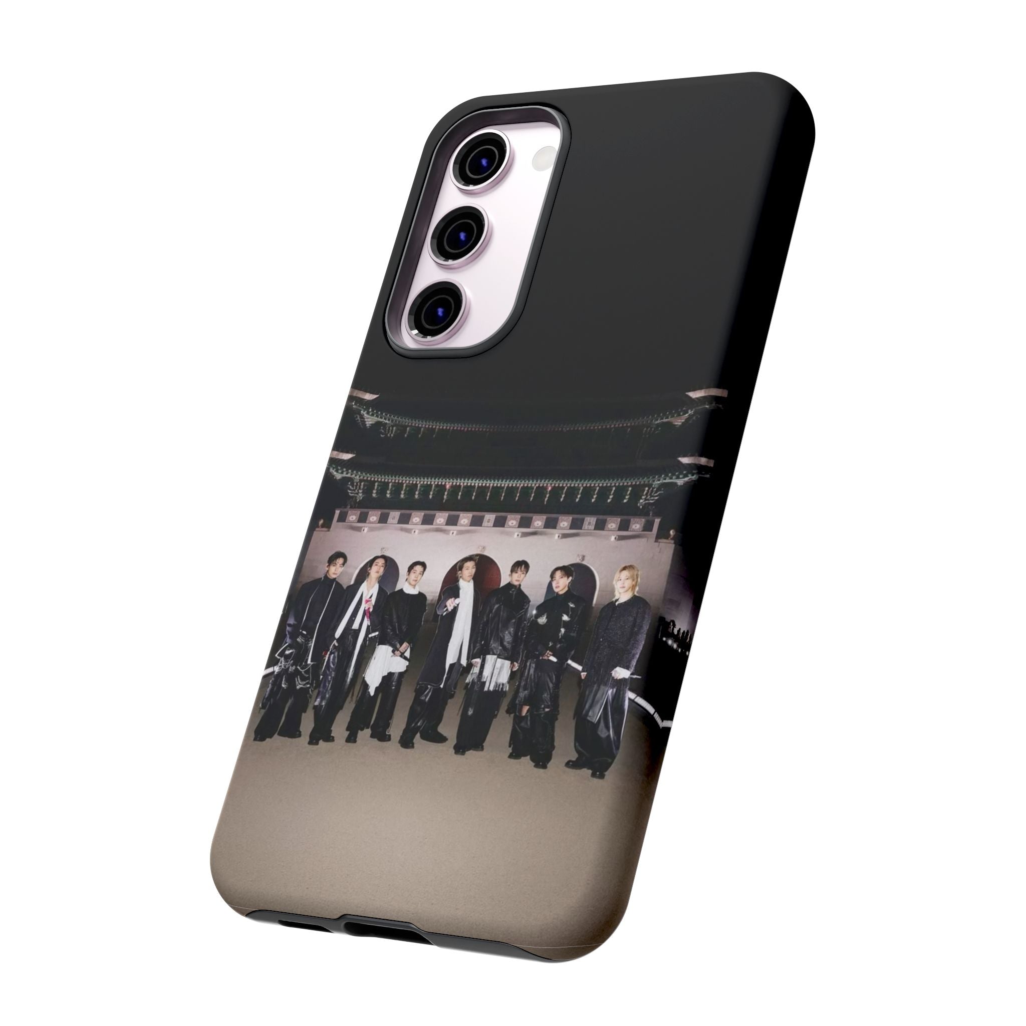BTS Arirang and Swim comeback phone case for iPhone, Printify K-pop BTS Samsung tough case with vibrant design.