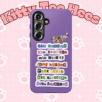 Printed BTS member names phone case for iPhone 17 featuring Jungkook, Jimin, and Rap Monster with a tough protective design.