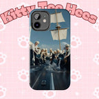 Cute BTS Sailor phone case featuring K-pop design with BTS Arirang theme, perfect for fans and concert enthusiasts.