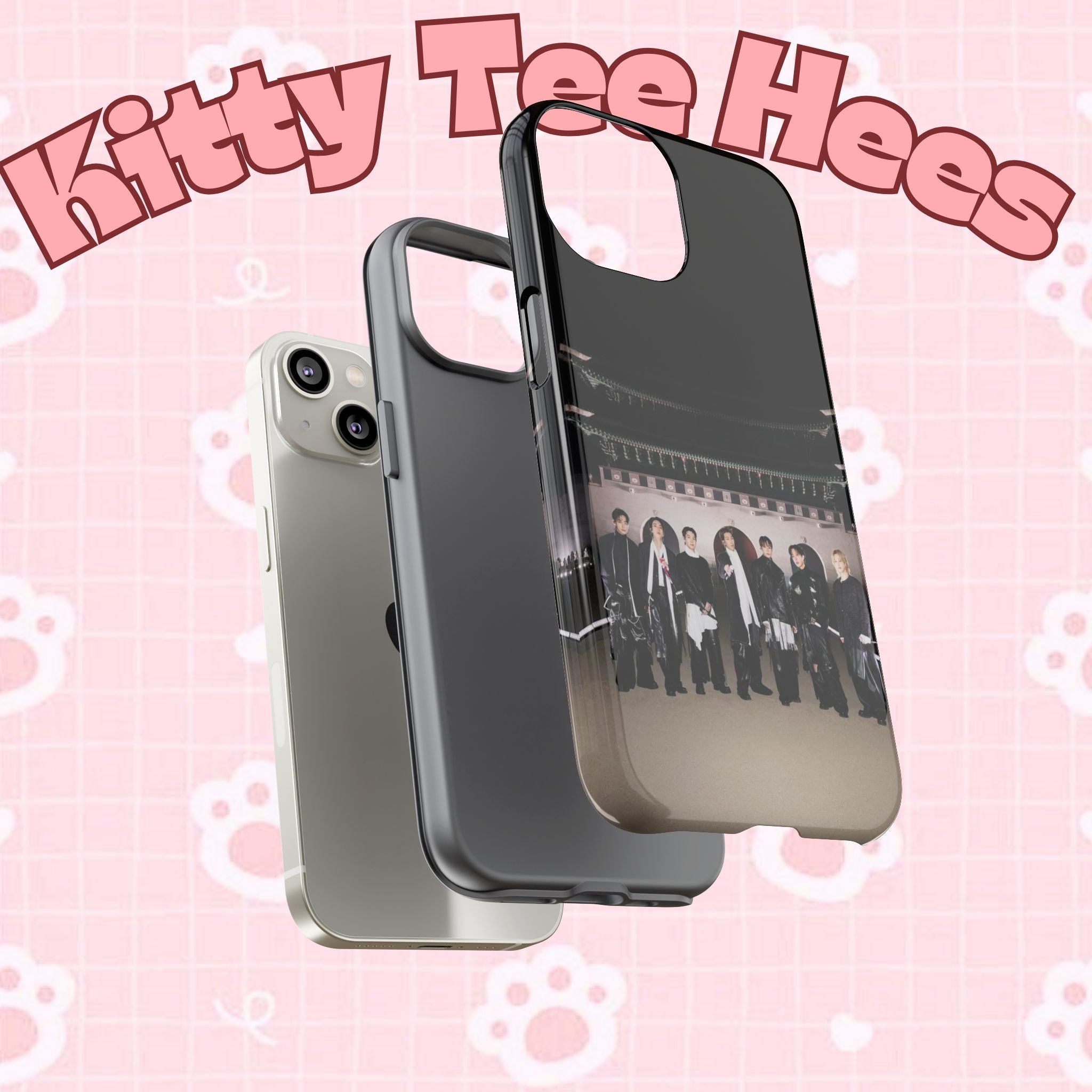 BTS Arirang and Swim comeback themed phone case for iPhone and Samsung, featuring K-pop BTS design on durable Printify tough case