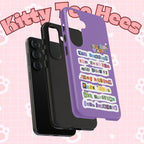 Printify BTS member names phone case with Jungkook, Jimin, and Rap Monster designs for iPhone 17, tough protective cover.