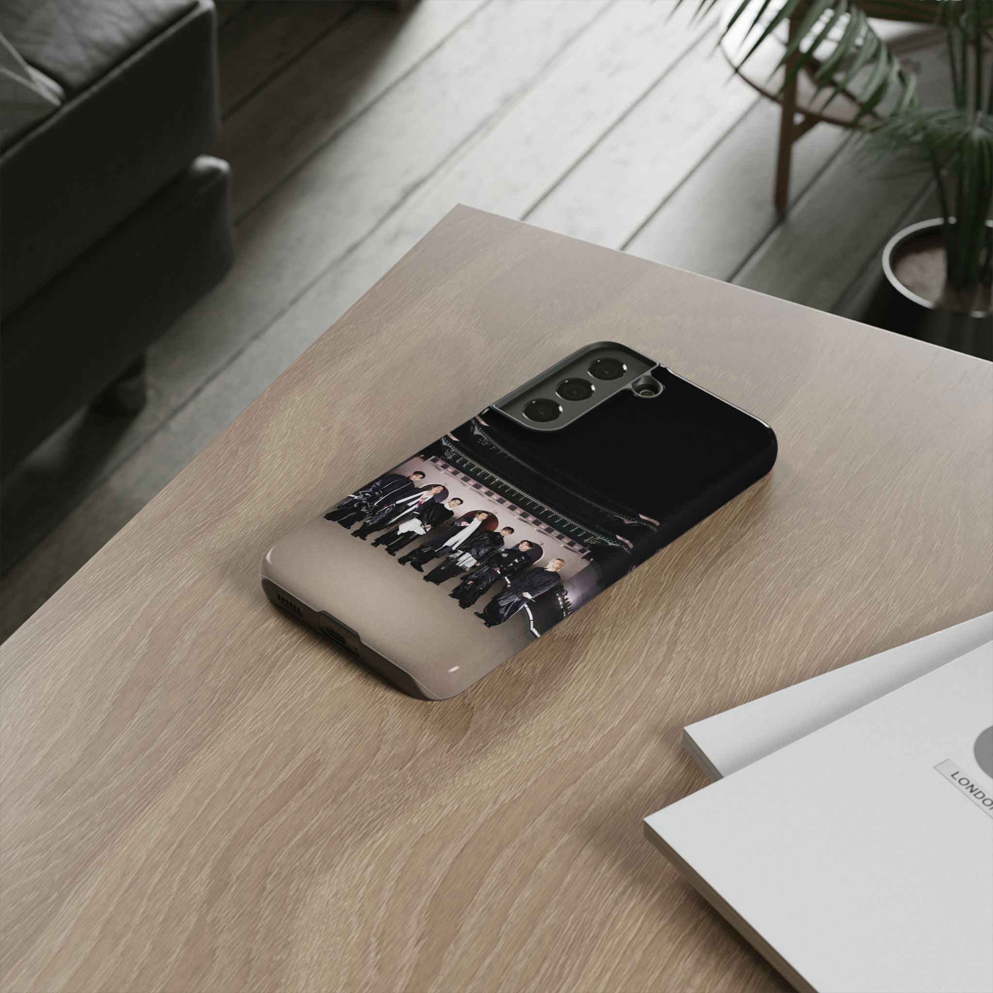 BTS Arirang phone case for iPhone, featuring BTS Swim comeback design, tough Samsung K-pop phone case by Printify.