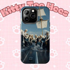 Cute Sailor BTS phone case by Printify featuring colorful K-pop design, perfect for BTS fans and concert enthusiasts.