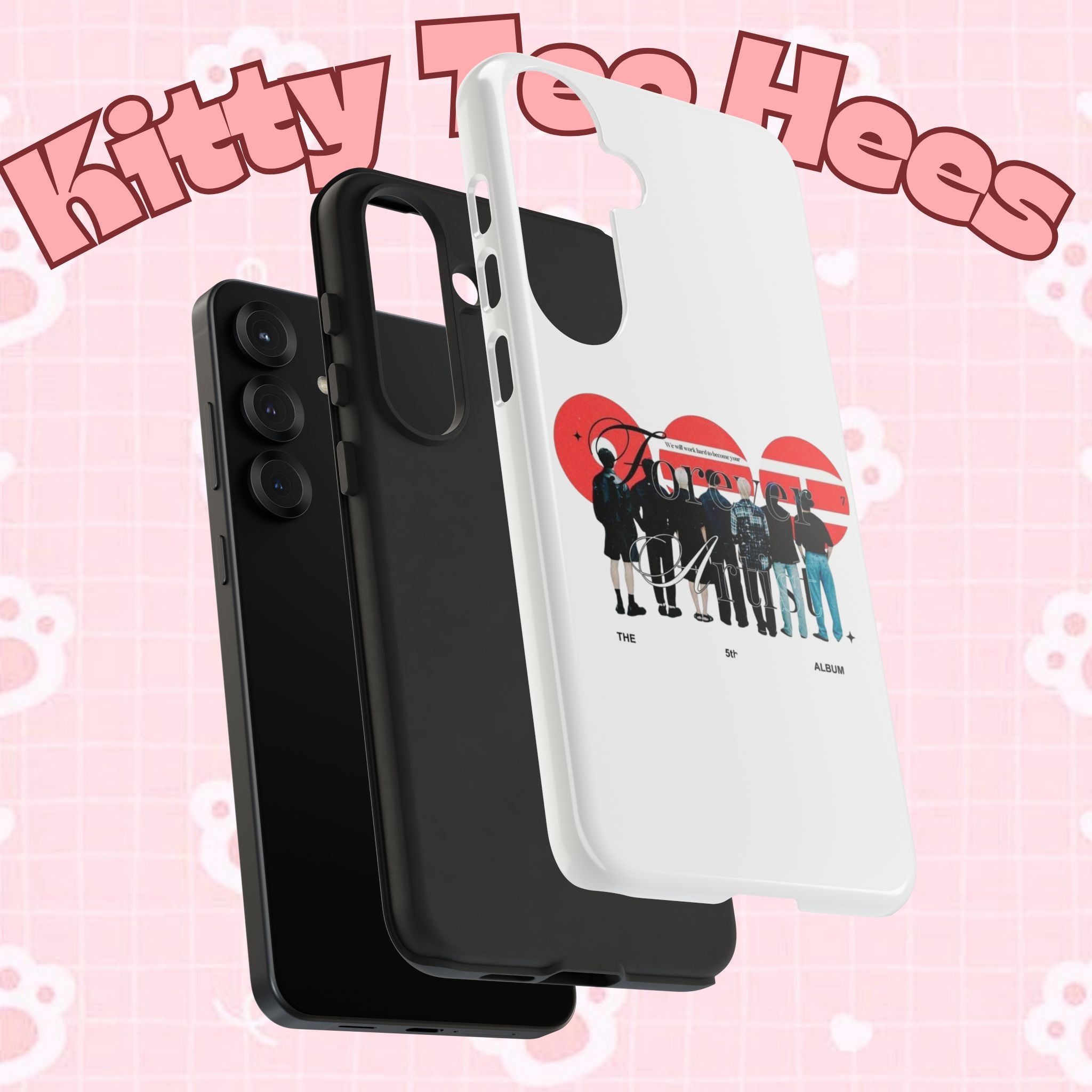 Custom BTS Concert Phone Case with 'Bangtan Arirang' design for iPhone and Samsung, featuring vibrant K-Pop artwork.