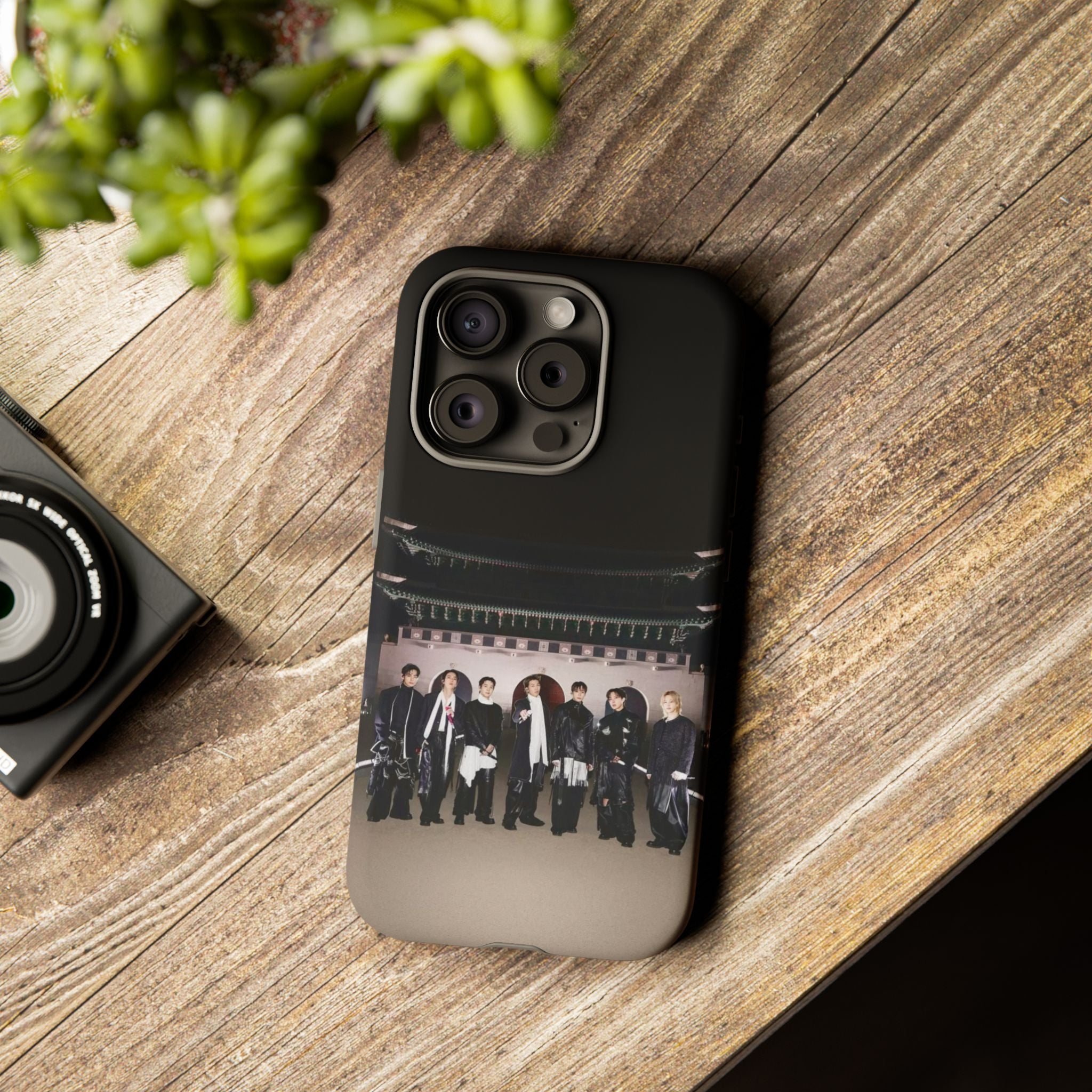 BTS Arirang phone case for iPhone featuring BTS swim comeback design, durable Printify K-pop Samsung case with vibrant artwork.
