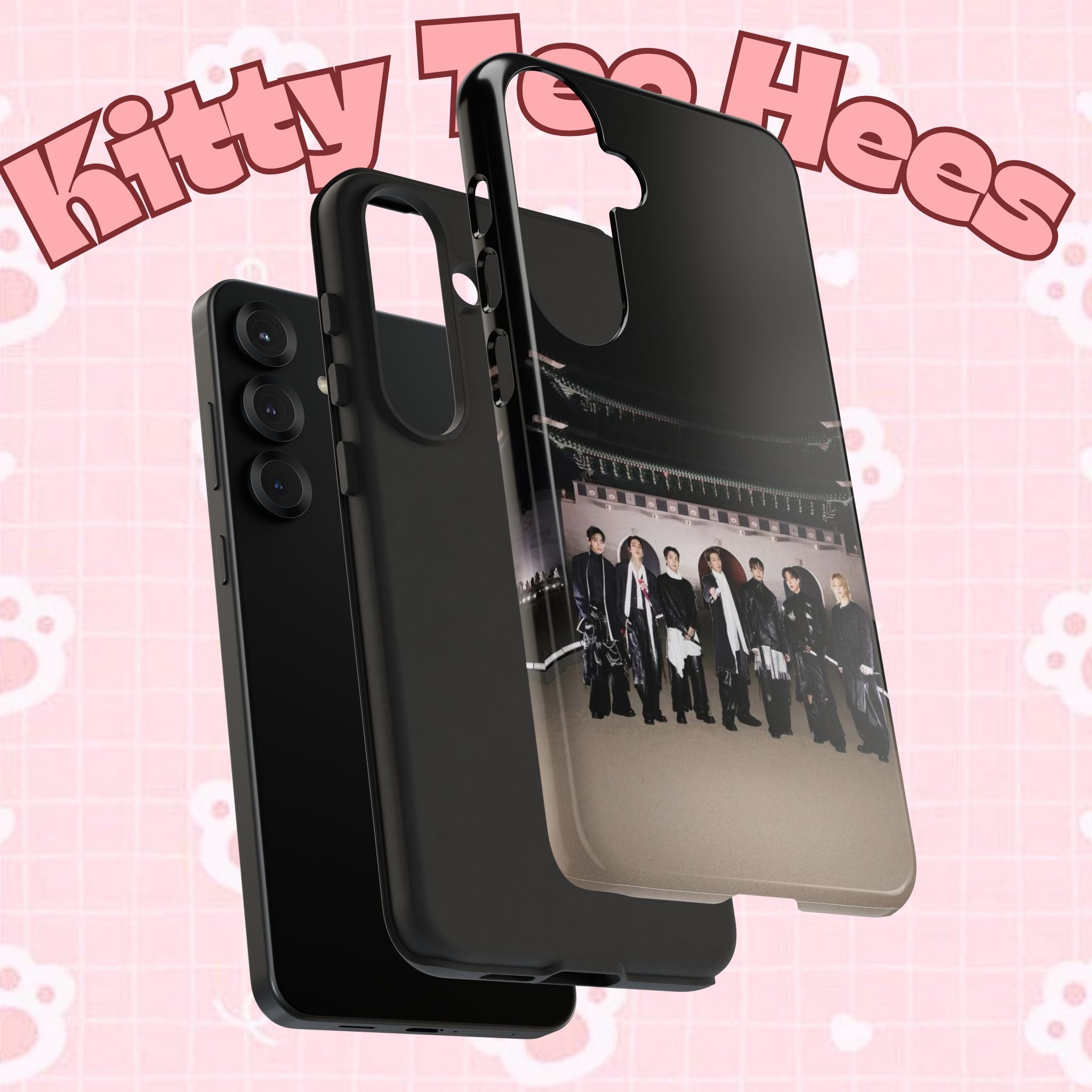 BTS Arirang and Swim comeback phone case for iPhone and Samsung, featuring K-pop BTS design on a tough Printify case.