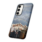 Cute Sailor BTS Swim phone case for iPhone and Samsung, featuring Bangtan Sailor design by Printify.