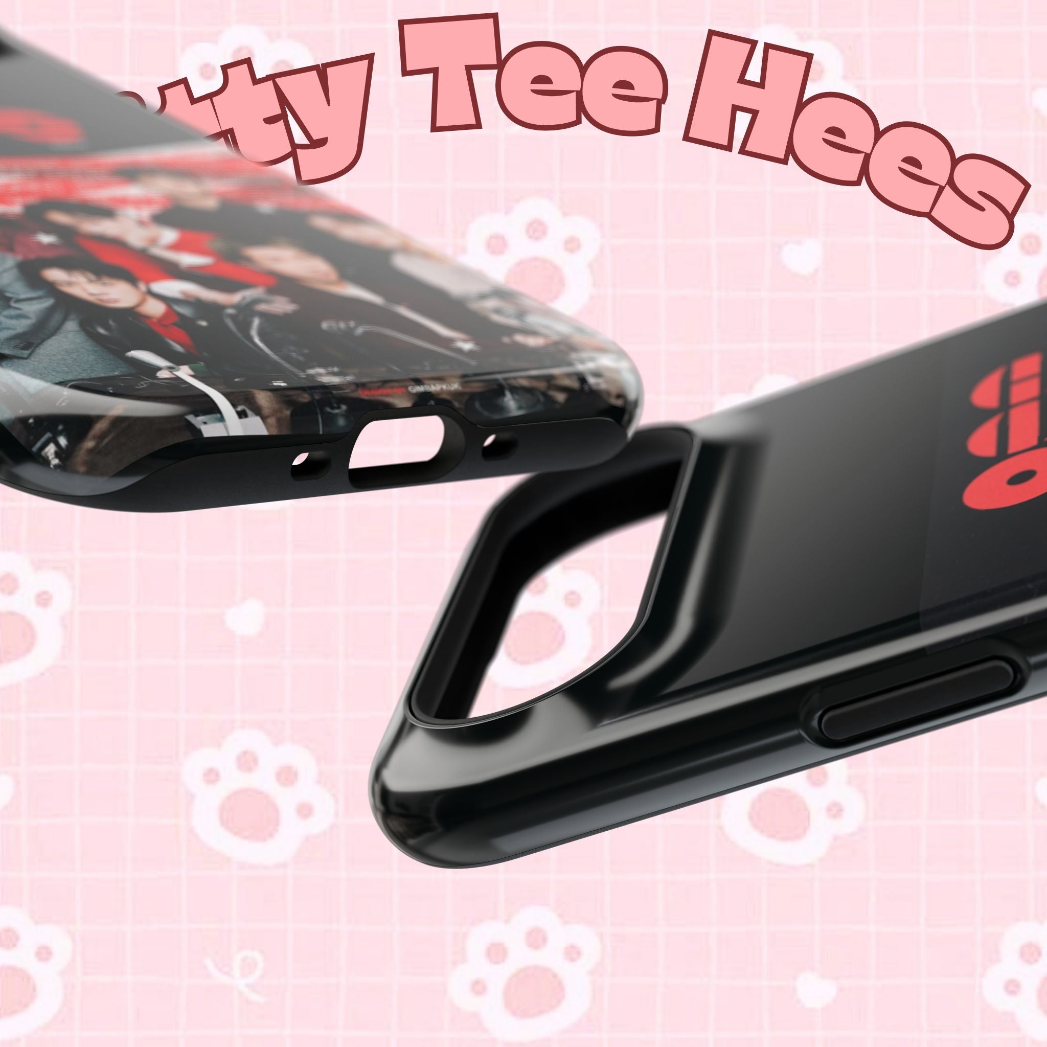 Printify BTS Arirang phone case featuring Bangtan concert design, impact-resistant K-Pop band photo phone cover.