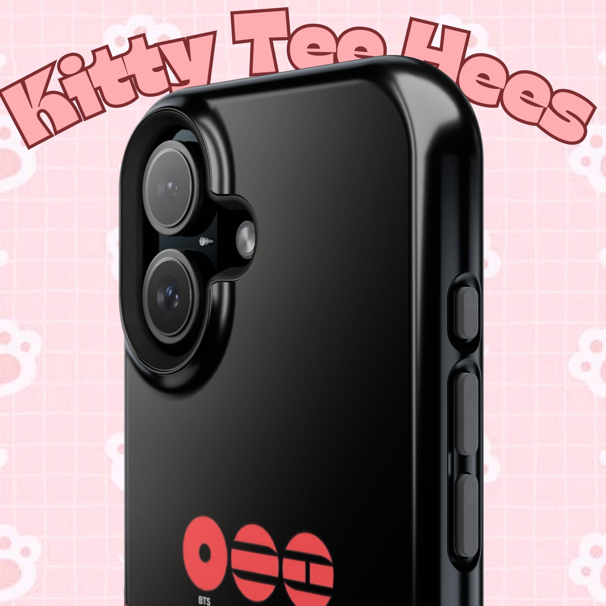 K-Pop BTS Bangtan phone case with fanmade concert design, impact-resistant, fits smartphone, featuring BTS Arirang band photo.