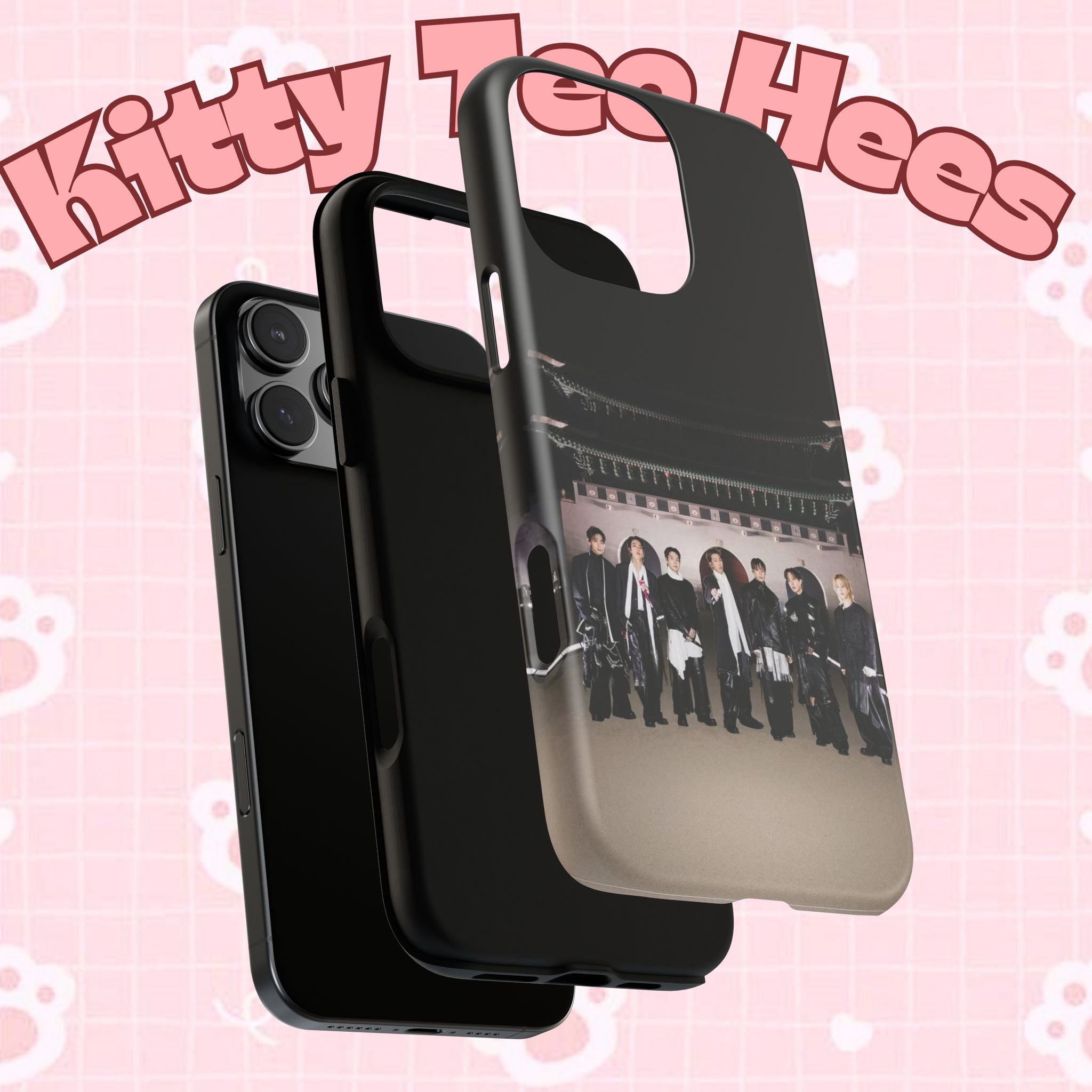 BTS Arirang and Swim comeback Samsung phone case with K-pop design, durable tough case by Printify.