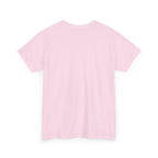 Black BTS logo T-shirt featuring Bangtan emblem, minimal design, casual K-pop band shirt by Printify.