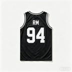 Black Kpop basketball jersey tank top featuring names Jin, Suga, RM, J-Hope, Jimin, V, and Jungkook, unisex summer fan vest by Kitty TeeHees