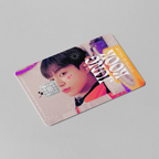 Jung Kook KPOP poster and anime sticker film skin cover case for credit and debit cards, featuring colorful design and no chip damage.