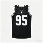 Black Kpop basketball jersey tank top featuring BTS members Jin, Suga, RM, J-Hope, Jimin, V, and Jungkook, unisex summer vest.