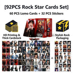 Kpop Jungkook merch lomo card set with high-quality photocards and stickers, featuring Jungkook from BTS for fans and collectors.