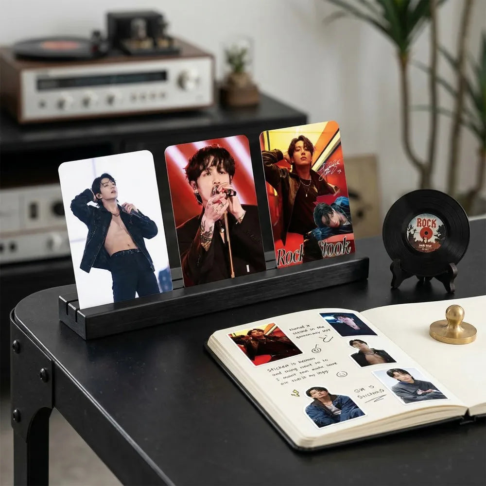 Kpop Jung-Kook Lomo card set featuring high-quality photocard stickers from Kitty TeeHees collection.
