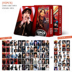 Kpop Jungkook Lomo card set with 60+32 high-quality photocard stickers, collectible merchandise for Jungkook fans