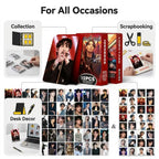 High-quality Jung-Kook Kpop J-K idol lomo card and sticker set from Kitty TeeHees, featuring vibrant photos and collectible designs.