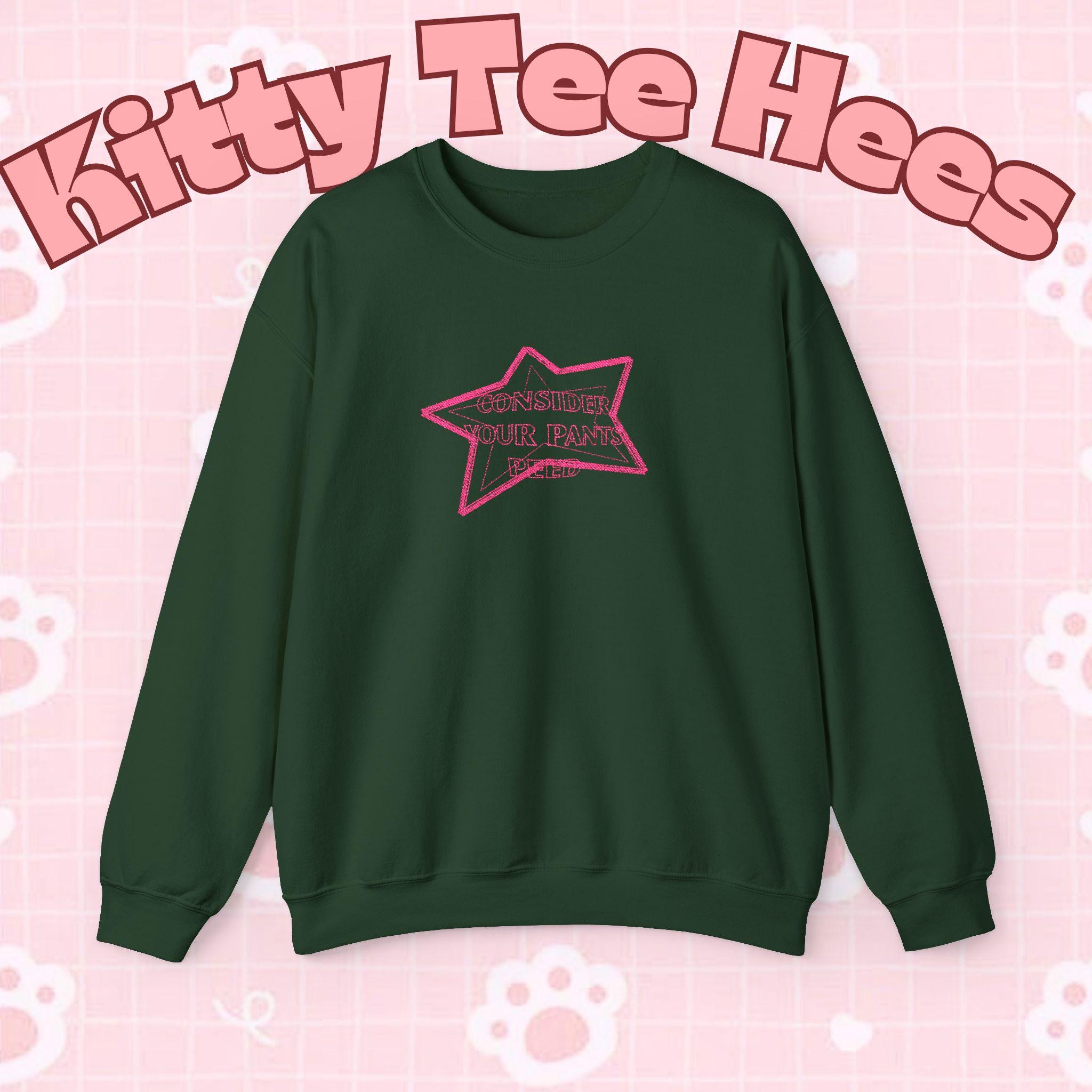 Funny Swear Meme Christmas Crewneck Sweatshirt | Funny Holiday Pullover - Kitty TeeHees