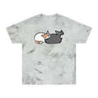 Color Blast Cat T-Shirt, Soft Cotton Tee for Cat Lovers - Kitty TeeHees