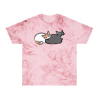 Color Blast Cat T-Shirt, Soft Cotton Tee for Cat Lovers - Kitty TeeHees