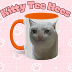 Joke Sad Cat Meme Mug Funny Crying Cat Gift - Kitty TeeHees