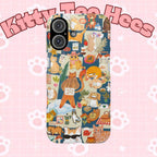 Orange Cat Phone Case: Slim, Lightweight, and UV Protected - Kitty TeeHees