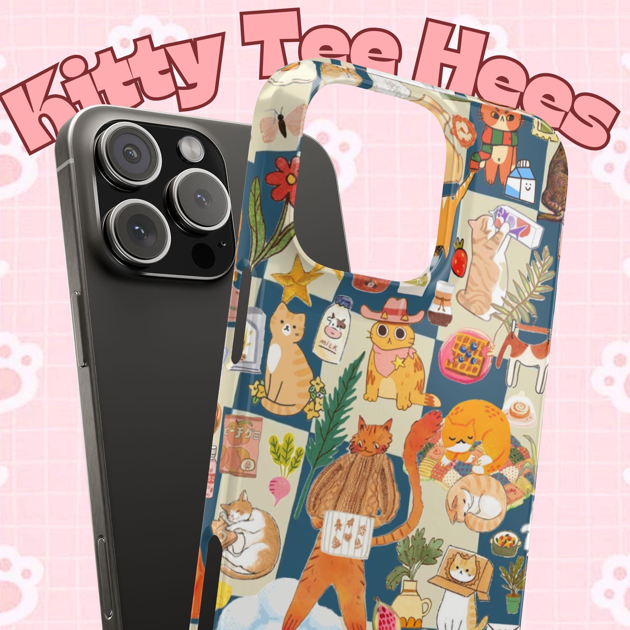 Orange cats are top tier, cat phone case, Cat-Themed Slim Phone Cases, Cute Pet Gift, Animal Lover Accessory, Fun Design, Cat Lover Decor - Kitty TeeHees