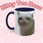 Joke Sad Cat Meme Mug Funny Crying Cat Gift - Kitty TeeHees