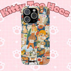 Orange Cat Phone Case: Slim, Lightweight, and UV Protected - Kitty TeeHees