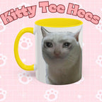 Joke Sad Cat Meme Mug Funny Crying Cat Gift - Kitty TeeHees