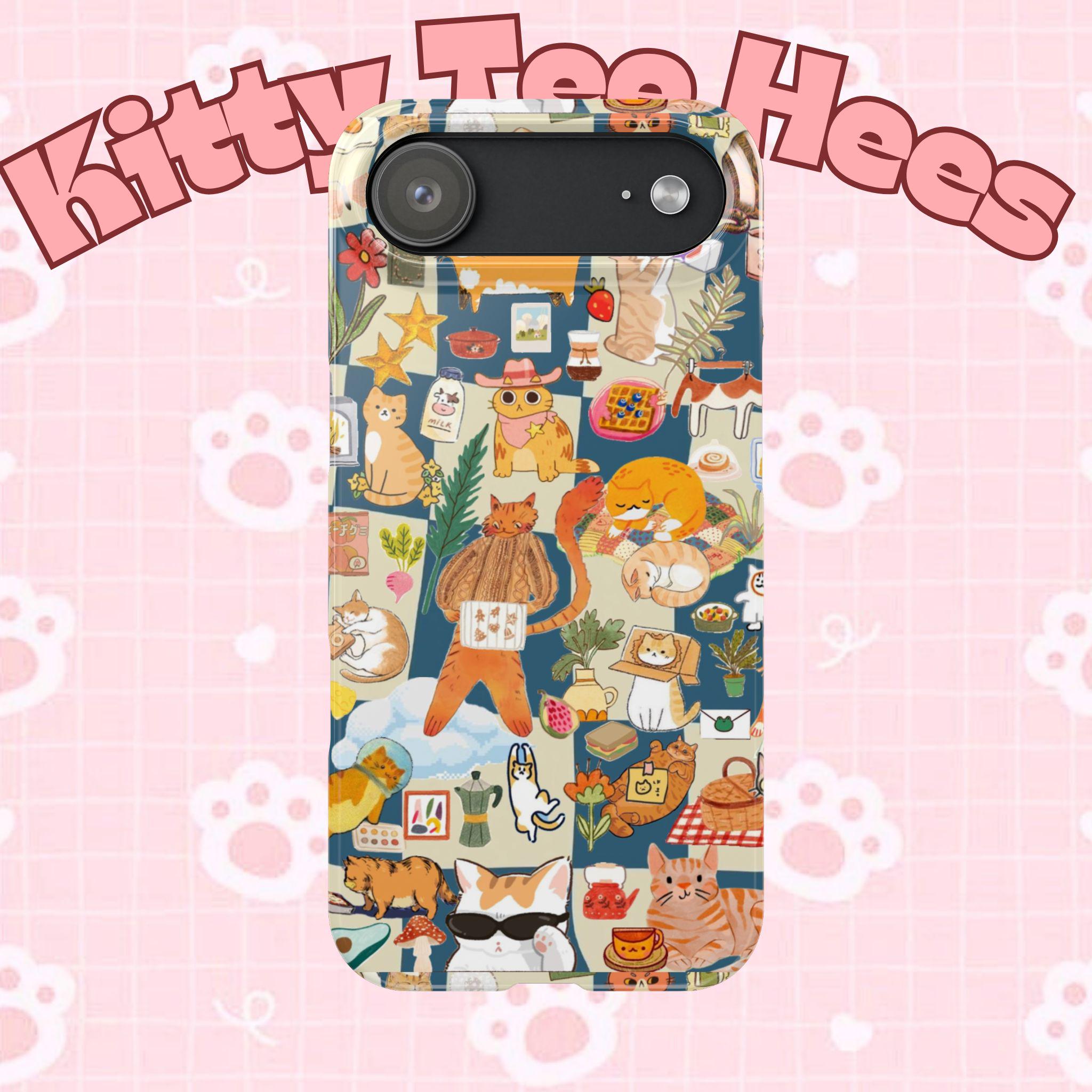 Orange cats are top tier, cat phone case, Cat-Themed Slim Phone Cases, Cute Pet Gift, Animal Lover Accessory, Fun Design, Cat Lover Decor - Kitty TeeHees