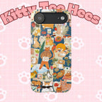 Orange Cat Phone Case: Slim, Lightweight, and UV Protected - Kitty TeeHees