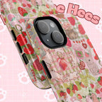 Strawberry Bunny MagSafe Case Tough Magnetic Case | Phone Protection - Kitty TeeHees