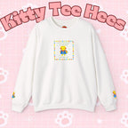 Love Who You Are Kidcore Crewneck Sweatshirt | Retro Colorful Self-Love Design - Kitty TeeHees